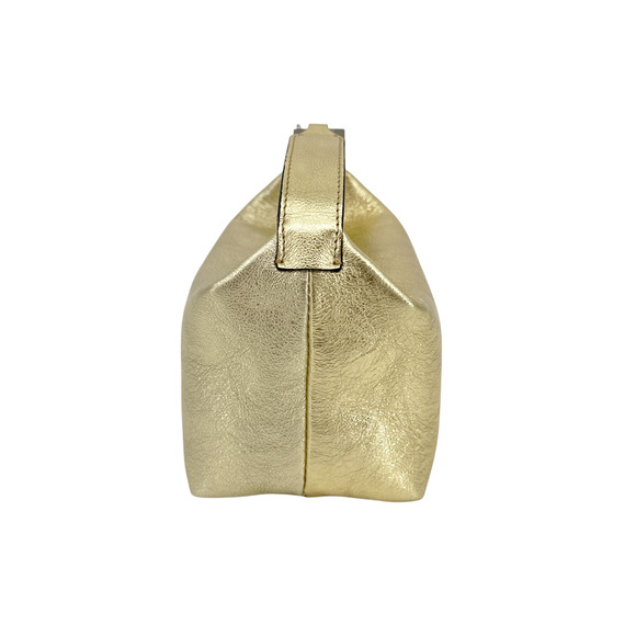 EERA Metallic Moon Bag in Laminated Gold - Picture 16 of 16